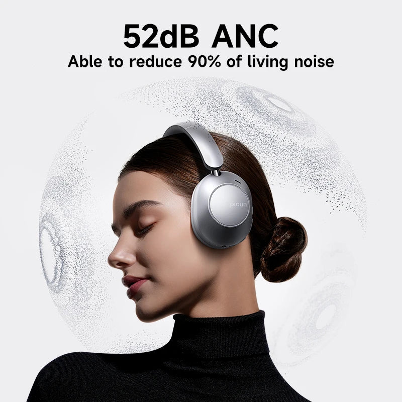 Picun F6 Active Noise Cancelling Wireless Headphones Head Tracking